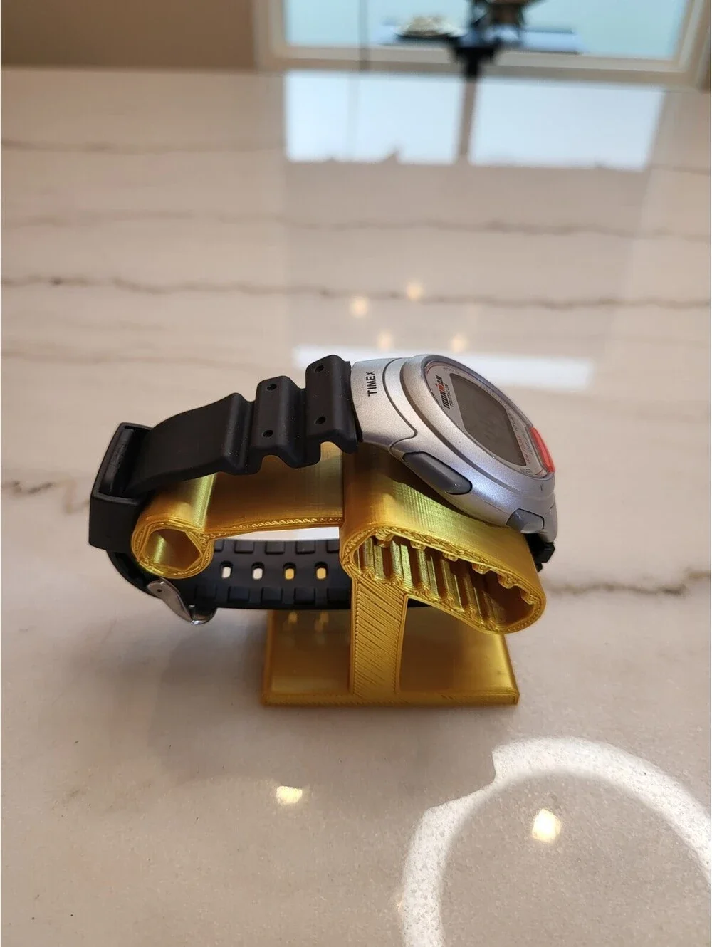 TIMEX Ironman Triathlon Watch Black Strap Indiglo Working Clean 40mm EUC